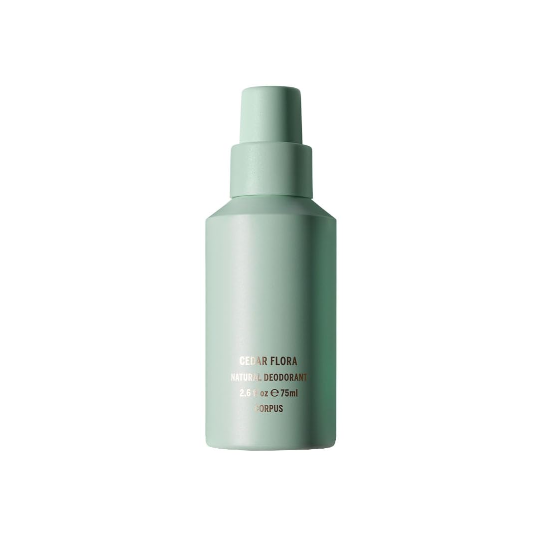 CORPUS - Cedar Flora Natural Plant-Based Deodorant Spray | Vegan, Cruelty-Free, Non-Toxic, Made In The USA