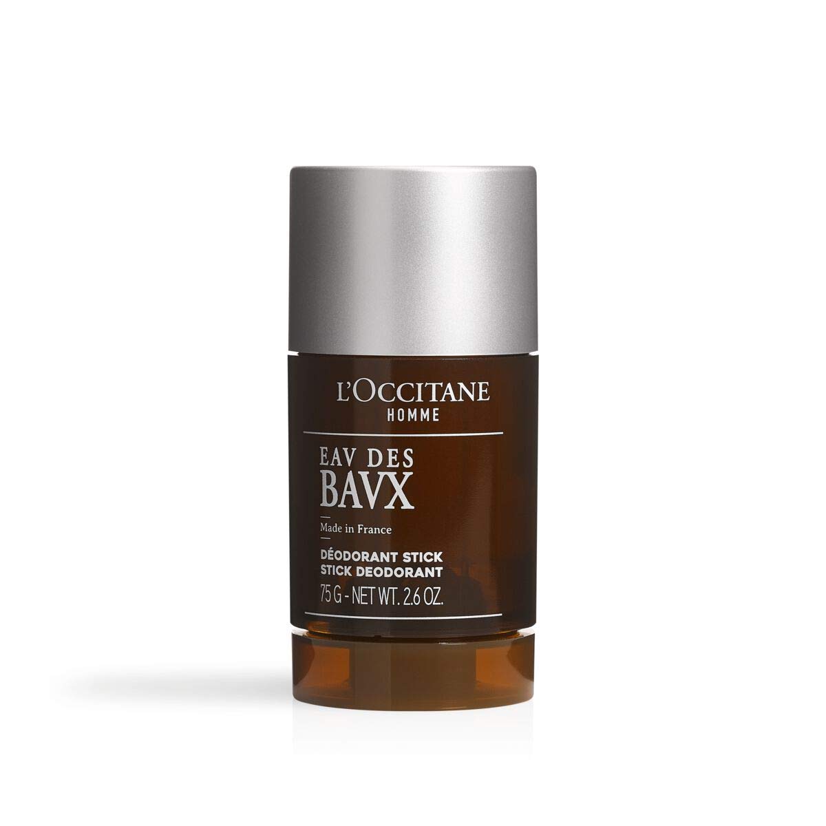 L'OCCITANE Solid Stick and Roll-On Deodorant: Reduce Body Odor, Alcohol-Free, Dries Quickly, Made in France, Fresh Cyper and Lavender Scent, Woody Aroma, Refreshing Verbena
