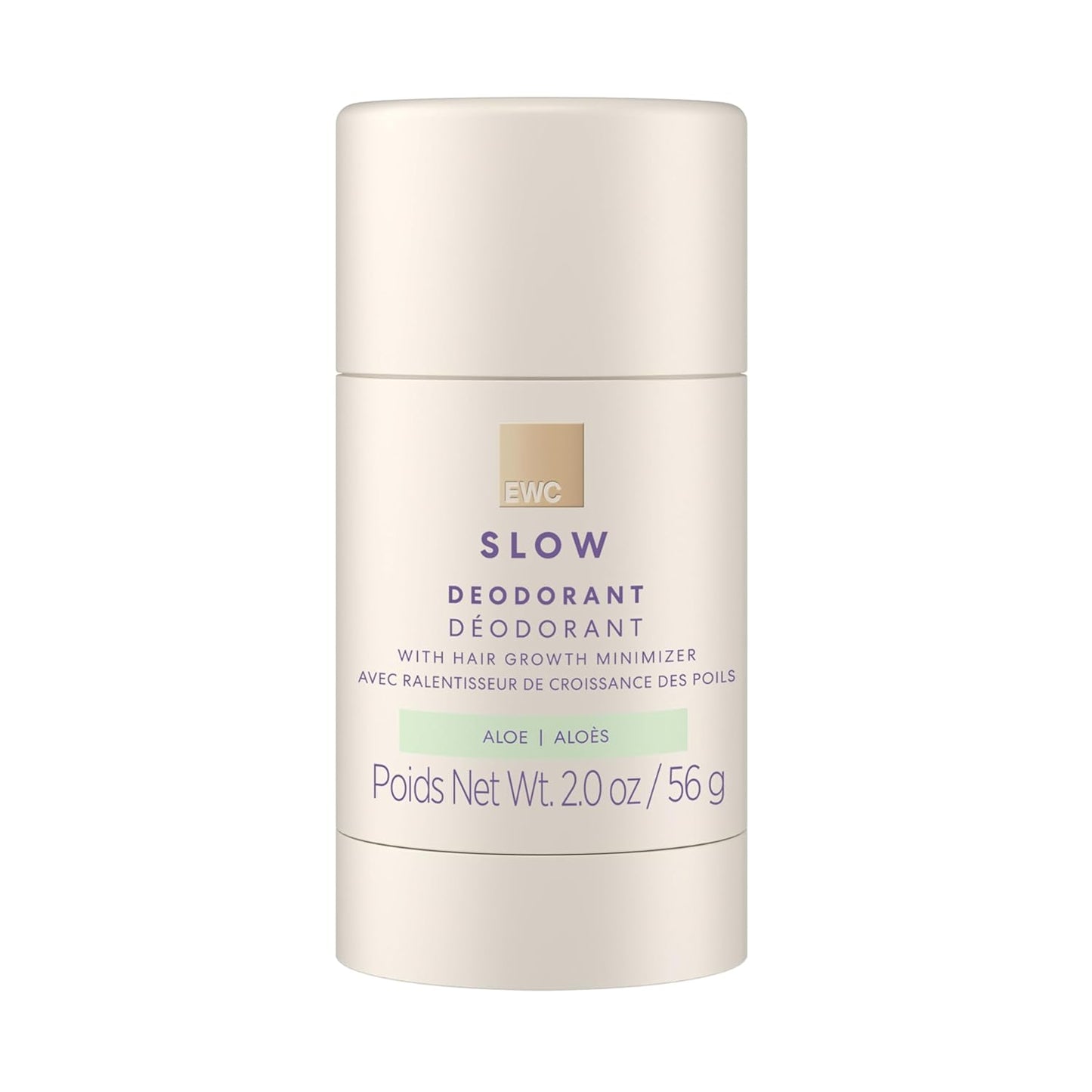 European Wax Center Aloe-Infused Deodorant Stick - Natural, Aluminum-Free, Long-Lasting Odor Protection with Slow Hair Regrowth Minimization, Prevent Ingrown Hairs & Bumps Brightening Vitamin E, 2oz