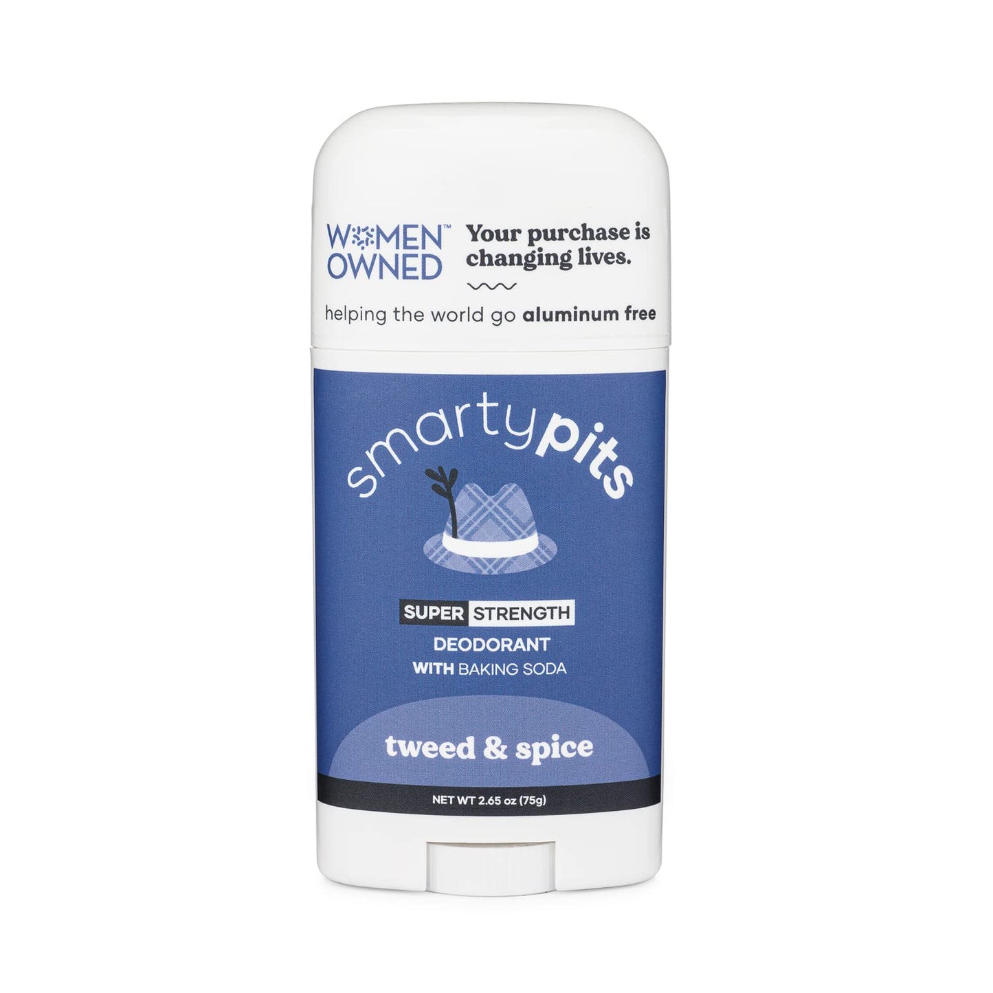 Natural/Aluminum-Free Deodorant (with baking soda): Paraben Free, Phthalate Free, Not Tested on Animals (Tweed + Spice)