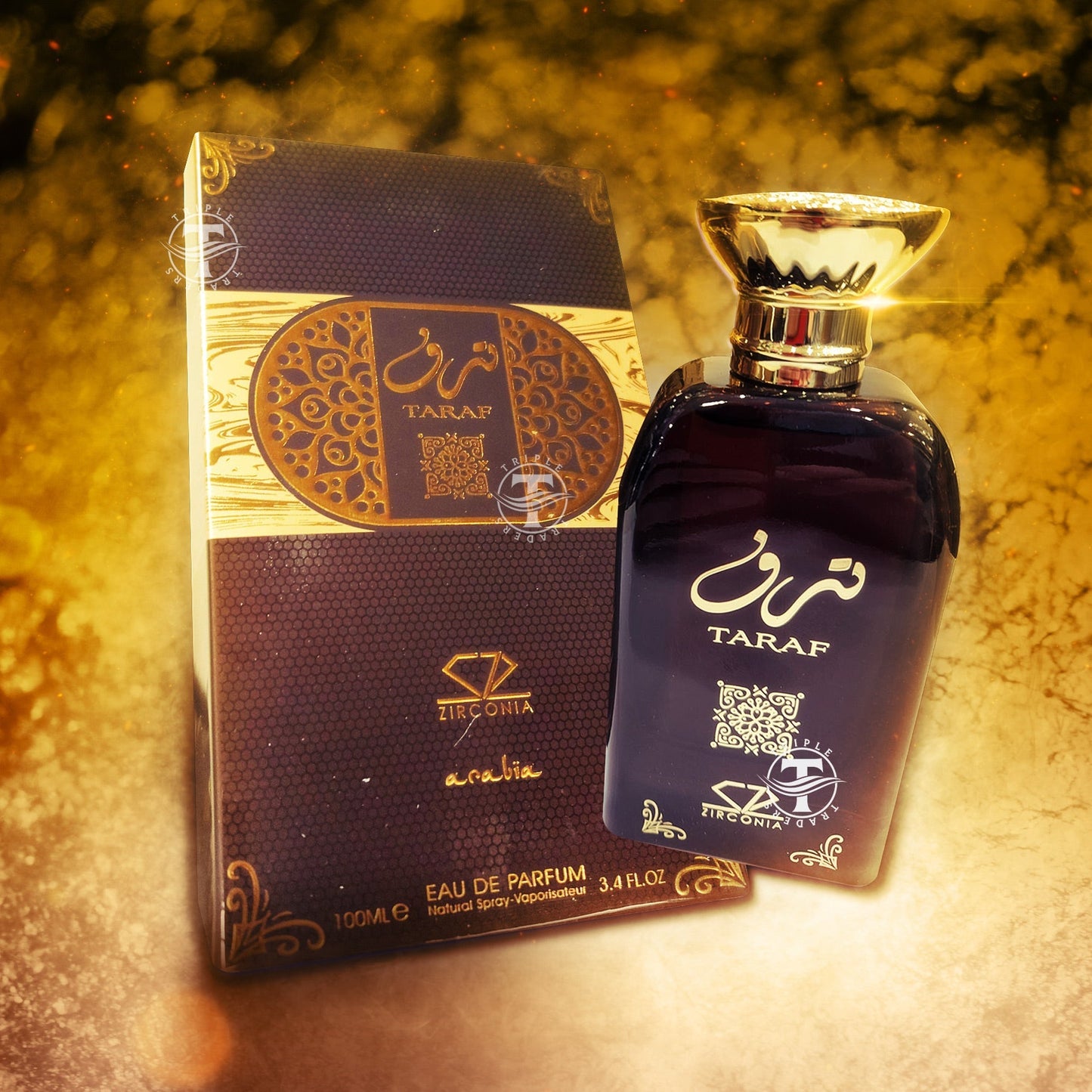 Taraf Eau De Parfum By Zirconia 100ml 3.4 FL OZ Oriental Perfume