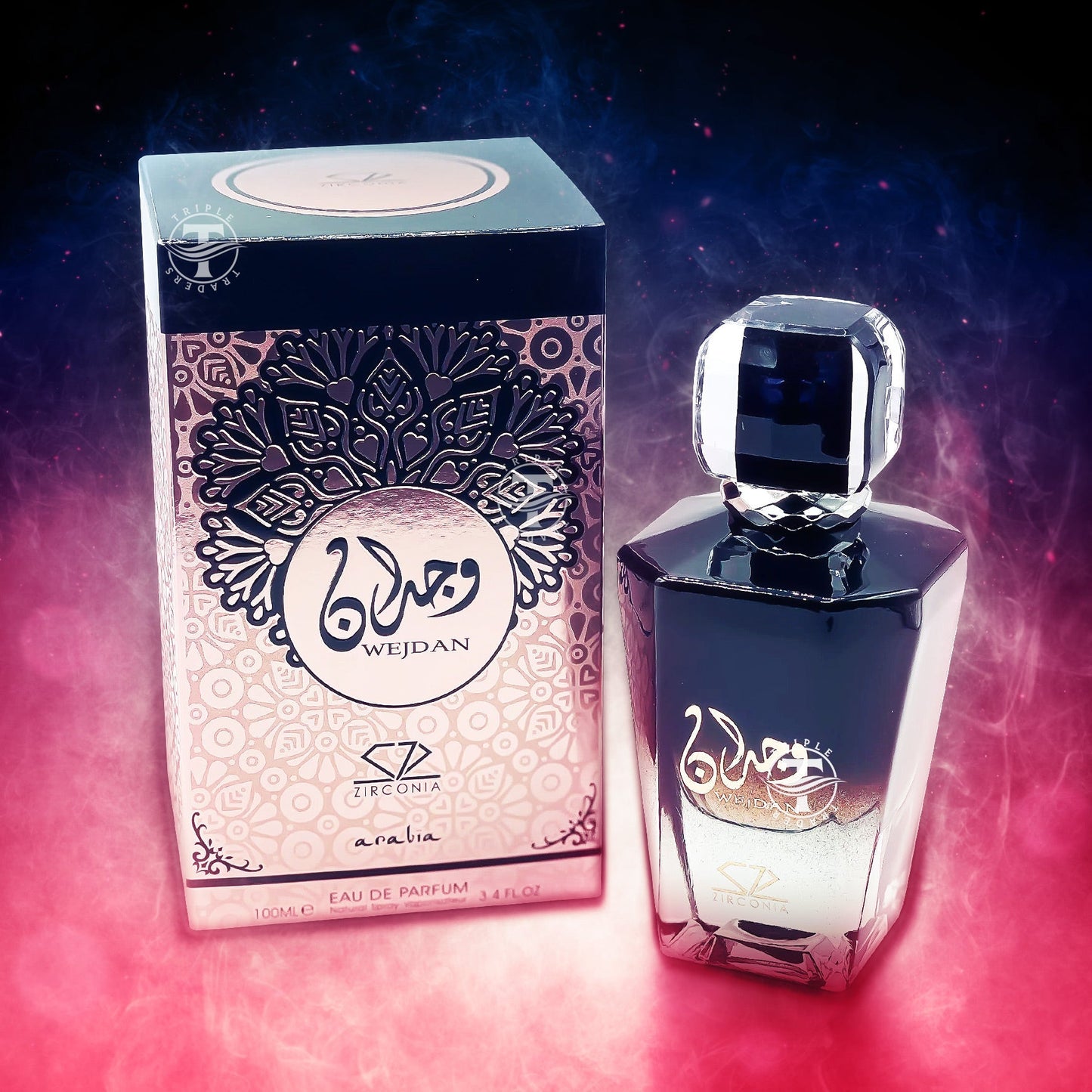 Wejdan Eau De Parfum By Zirconia 100ml 3.4 FL OZ Oriental Perfume