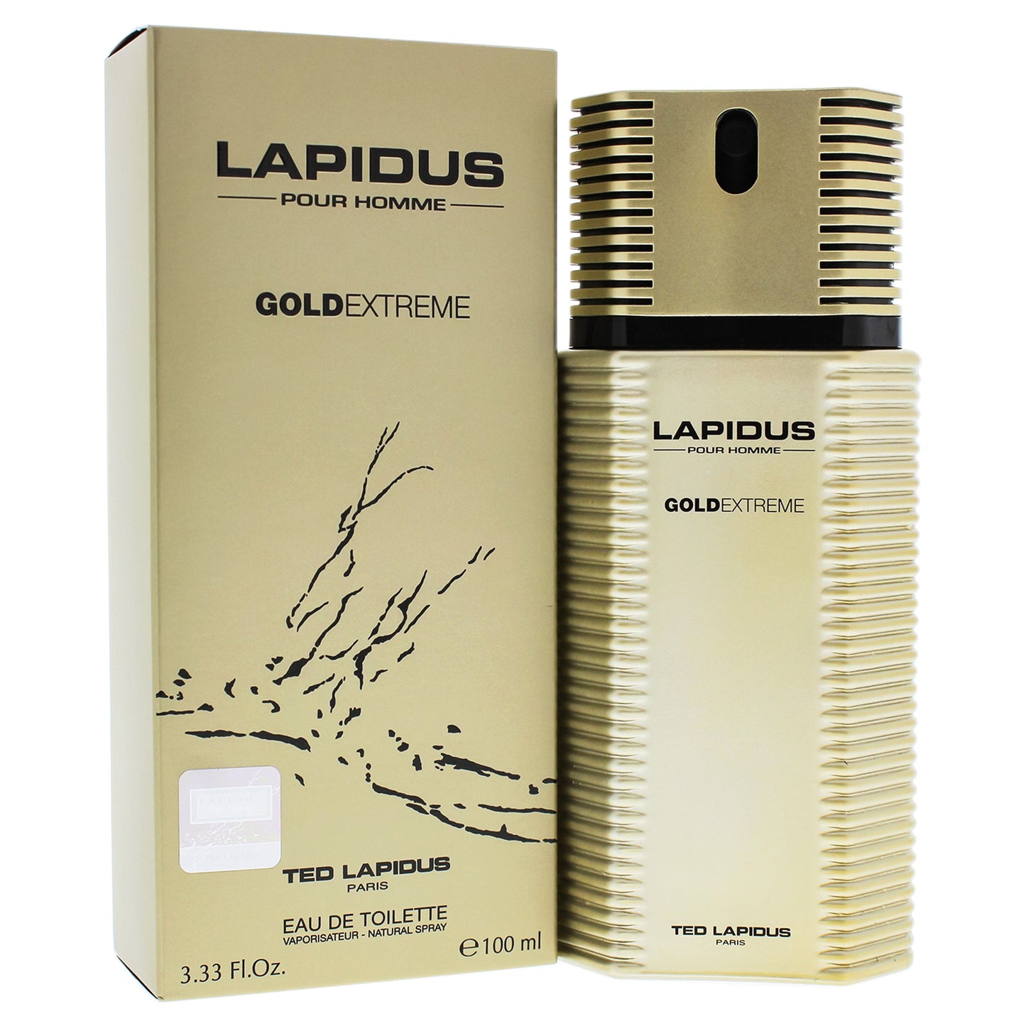 Gold Extreme by Ted Lapidus for Men 3.4 oz EDT Spray