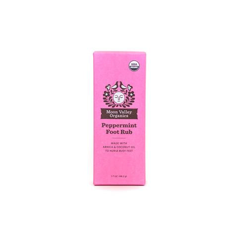 Moon Valley Organics Peppermint Foot Rub 1.7oz 48.2g
