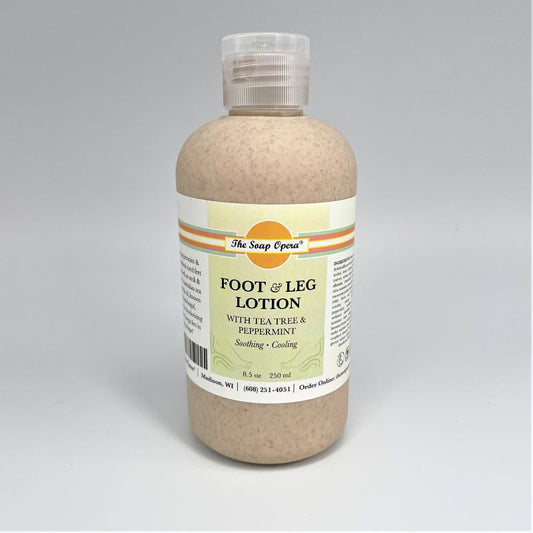 The Soap Opera Soothing Foot & Leg Lotion with Tea Tree & Peppermint