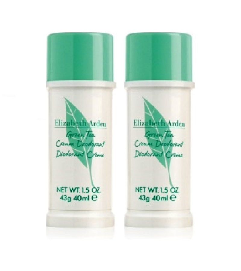 2xPack Elizabeth Arden Green Tea Cream Deodorant Roll On - 80 ml