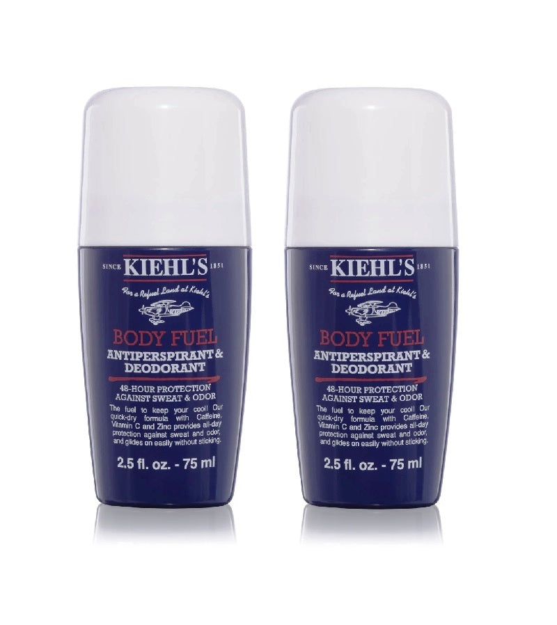 2xPack KIEHL'S Body Fuel Deodorant Roll-on - 150 ml