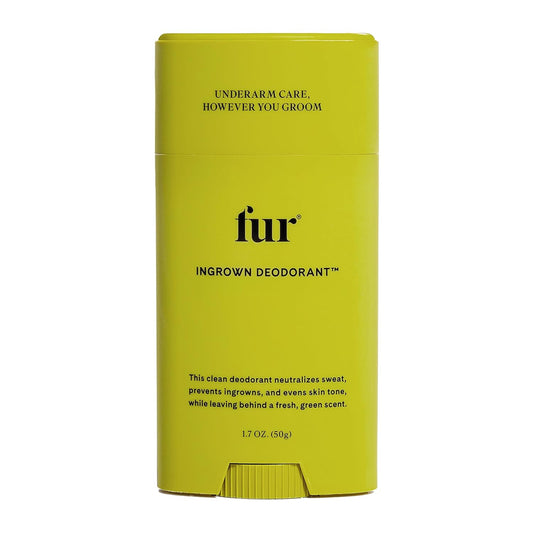 Fur Ingrown Deodorant - Powerful Water-Based Formula that Targets Ingrown Hairs, Skin Discoloration, and Body Odor, Refreshing Natural Scent, Easy Application, No Artificial Scents - 1.7 .oz