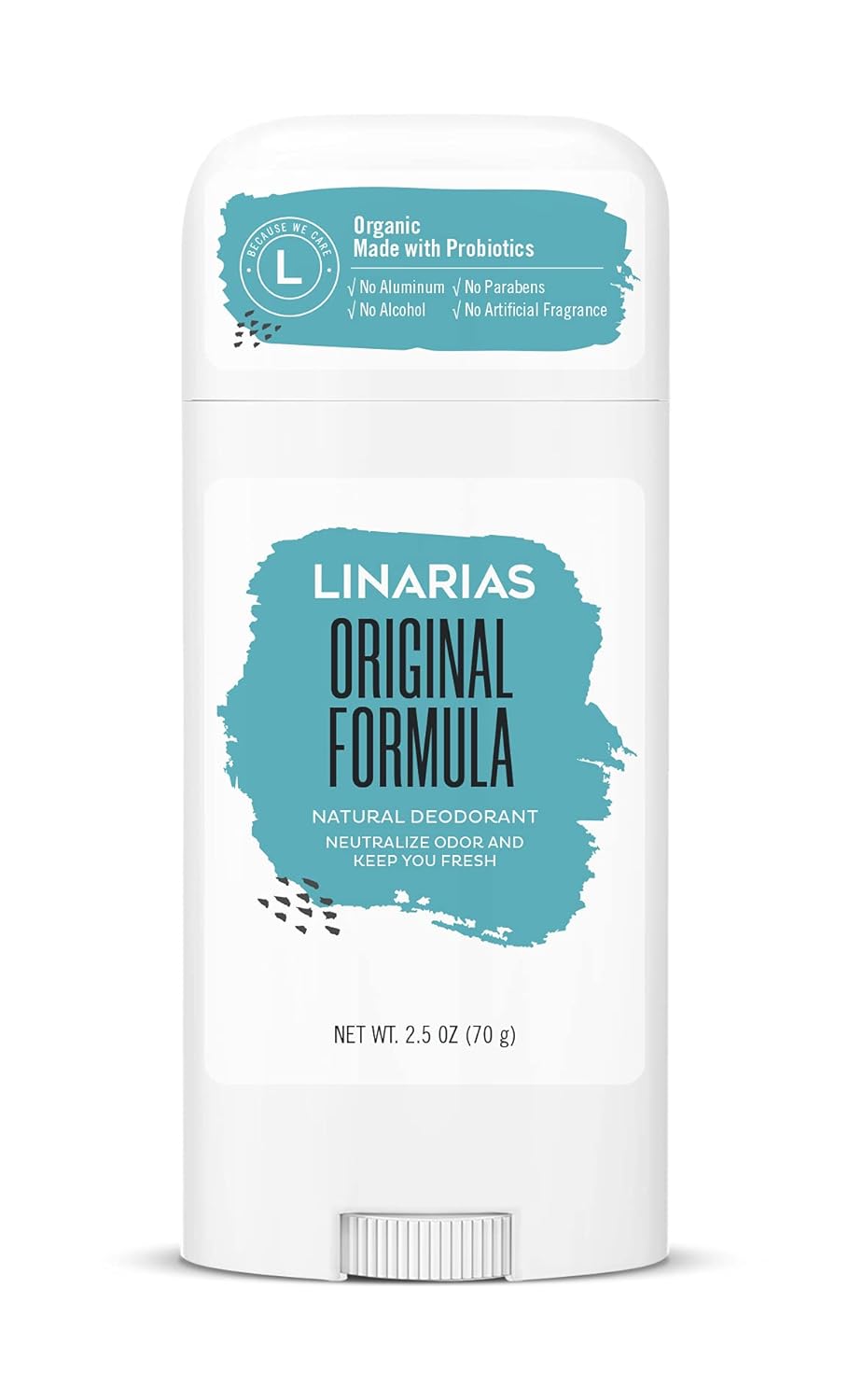 Original Formula Organic Deodorant, 100percent Organic ingredients, no chemicals, safe for pregnant women and kids 2.5 Ounce