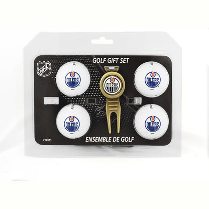 NHL 4 Golf Balls & Divot Tool Set