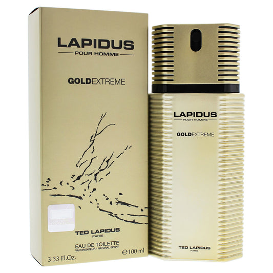 Gold Extreme by Ted Lapidus for Men 3.4 oz EDT Spray