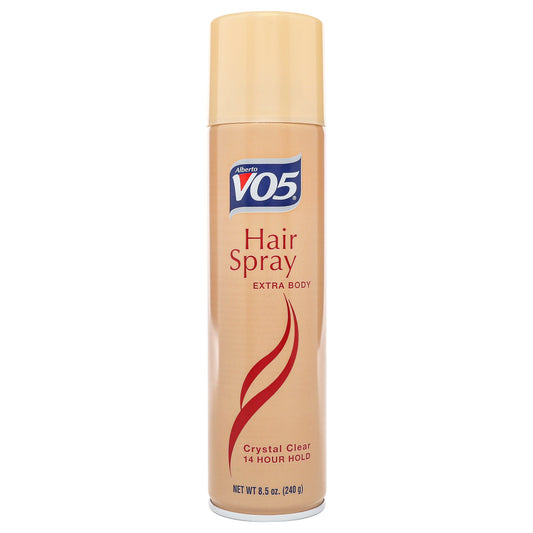 Alberto VO5 Crystal Clear Extra Body Hard To Hold Hairspray by Alberto VO5 for Unisex - 8.5 oz Hair Spray