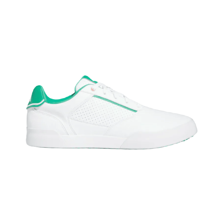 Adidas Retrocross Spikeless Golf Shoes - White/Green