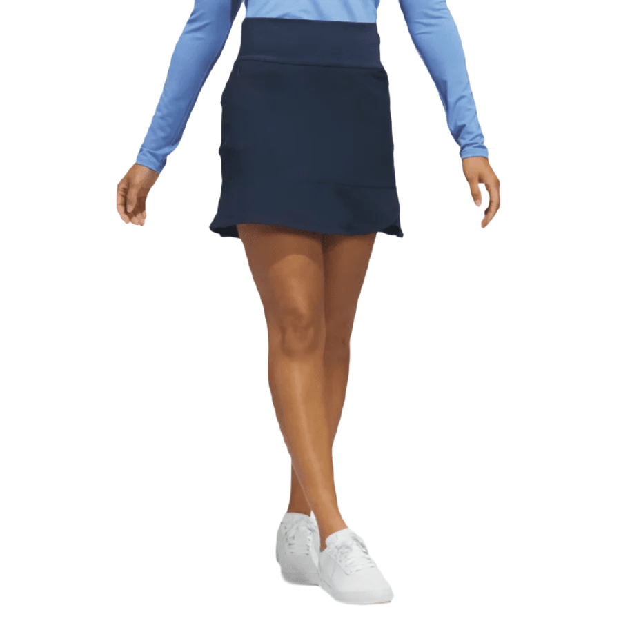Adidas Ladies Frill Skirt - Navy