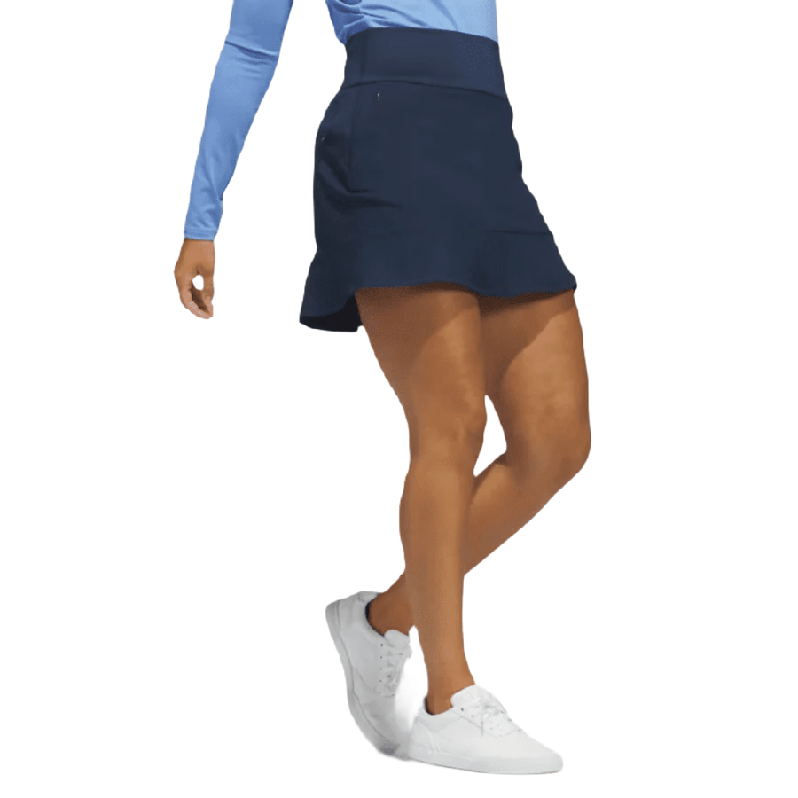 Adidas Ladies Frill Skirt - Navy