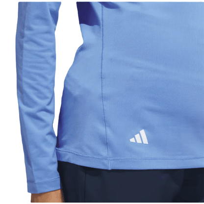 Adidas Ladies Performance Golf Hoodie - Blue