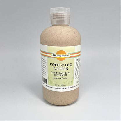The Soap Opera Soothing Foot & Leg Lotion with Tea Tree & Peppermint